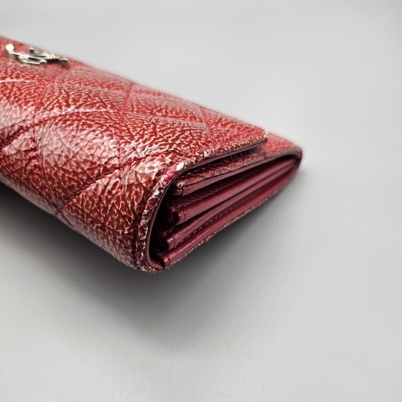 ❤️CHANEL Authentic Patent Leather Wallet/Clutch ❤️ - Picture 14 of 17